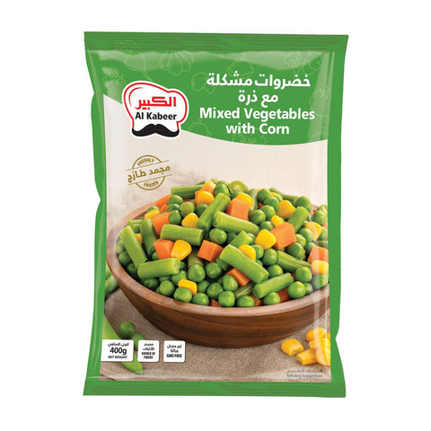 GETIT.QA- Qatar’s Best Online Shopping Website offers AL KABEER MIXED VEGETABLES WITH CORN 400 G at the lowest price in Qatar. Free Shipping & COD Available!