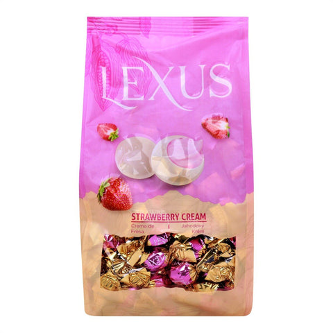 GETIT.QA- Qatar’s Best Online Shopping Website offers ANL LEXUS STRAWBERRY CREAM CHOCOLATE 1 KG at the lowest price in Qatar. Free Shipping & COD Available!