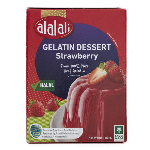 GETIT.QA- Qatar’s Best Online Shopping Website offers AL ALALI STRAWBERRY GELATIN DESSERT 80 G at the lowest price in Qatar. Free Shipping & COD Available!