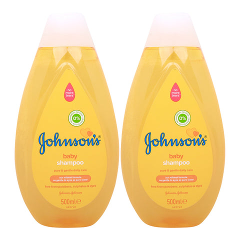 GETIT.QA- Qatar’s Best Online Shopping Website offers JOHNSON'S PURE & GENTLE DAILY CARE BABY SHAMPOO 2 X 500 ML at the lowest price in Qatar. Free Shipping & COD Available!