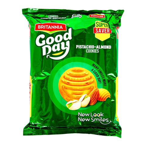 GETIT.QA- Qatar’s Best Online Shopping Website offers Britannia Good Day Pistachio- Almond Cookies Value Pack 8 x 72 g at lowest price in Qatar. Free Shipping & COD Available!
