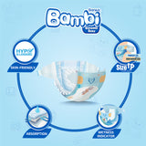 GETIT.QA- Qatar’s Best Online Shopping Website offers SANITA BAMBI BABY DIAPER MEGA PACK SIZE 4+ LARGE PLUS 10-18KG 78 PCS at the lowest price in Qatar. Free Shipping & COD Available!