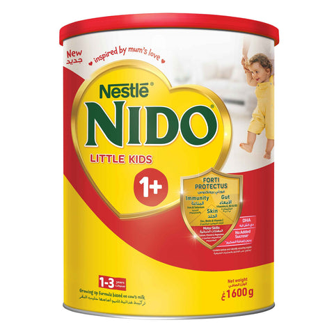 GETIT.QA- Qatar’s Best Online Shopping Website offers NESTLE NIDO LITTLE KIDS ONE PLUS GROWING UP FORMULA 1-3 YEARS 1.6 KG at the lowest price in Qatar. Free Shipping & COD Available!