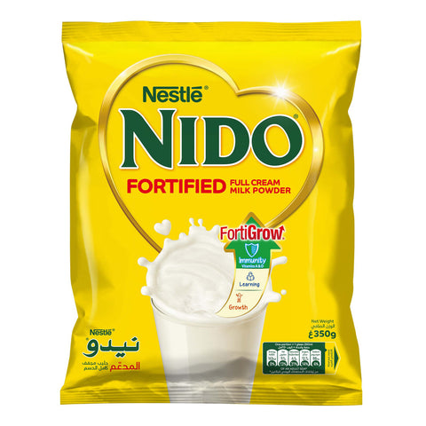 GETIT.QA- Qatar’s Best Online Shopping Website offers NESTLE NIDO FORTIFIED FULL CREAM MILK POWDER 350 G at the lowest price in Qatar. Free Shipping & COD Available!