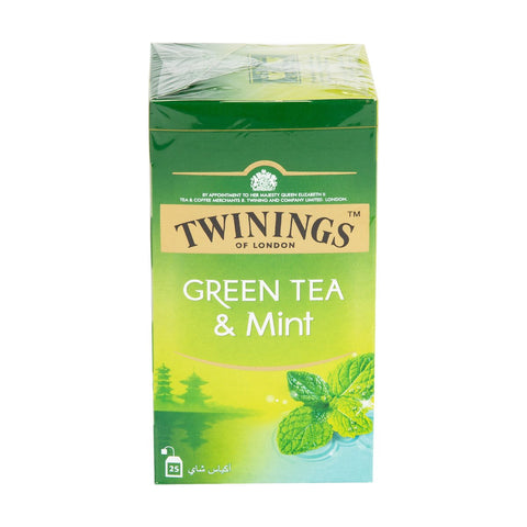 GETIT.QA- Qatar’s Best Online Shopping Website offers TWININGS GREEN TEA AND MINT 25 TEABAGS at the lowest price in Qatar. Free Shipping & COD Available!
