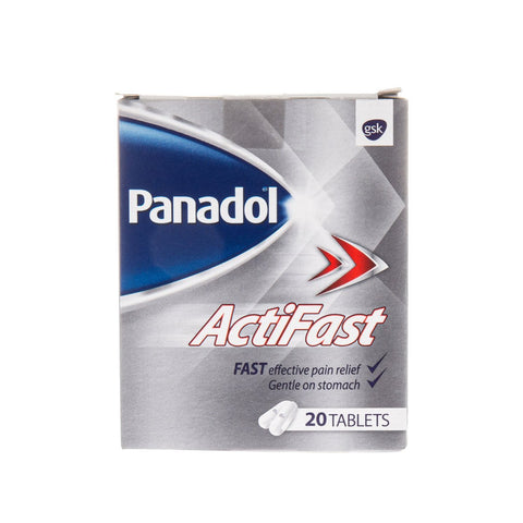 GETIT.QA- Qatar’s Best Online Shopping Website offers PANADOL ACTIFAST TABLETS FOR FAST PAIN RELIEF FROM HEADACHES 20 PCS at the lowest price in Qatar. Free Shipping & COD Available!