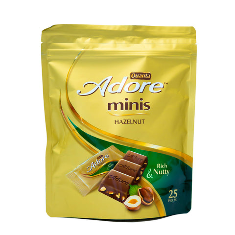 GETIT.QA- Qatar’s Best Online Shopping Website offers QUANTA ADORE MINIS CHOCOLATE HAZELNUT 230 G at the lowest price in Qatar. Free Shipping & COD Available!