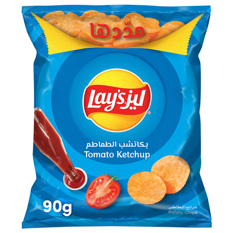 GETIT.QA- Qatar’s Best Online Shopping Website offers LAY'S TOMATO KETCHUP POTATO CHIPS 90 G at the lowest price in Qatar. Free Shipping & COD Available!