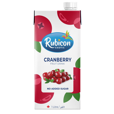 GETIT.QA- Qatar’s Best Online Shopping Website offers RUBICON EXOTIC NO ADDED SUGAR CRANBERRY FRUIT DRINK 1 LITRE at the lowest price in Qatar. Free Shipping & COD Available!