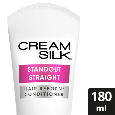 GETIT.QA- Qatar’s Best Online Shopping Website offers CREAM SILK CONDITIONER HAIR REBORN STANDOUT STRAIGHT 180 ML at the lowest price in Qatar. Free Shipping & COD Available!