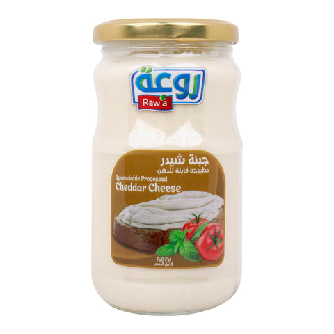 GETIT.QA- Qatar’s Best Online Shopping Website offers RAWA SPREADABLE PROCESSED CHEDDAR CHEESE-- FULL FAT-- 340 G at the lowest price in Qatar. Free Shipping & COD Available!