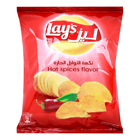 GETIT.QA- Qatar’s Best Online Shopping Website offers LAY'S HOT SPICES POTATO CHIPS 20 G at the lowest price in Qatar. Free Shipping & COD Available!