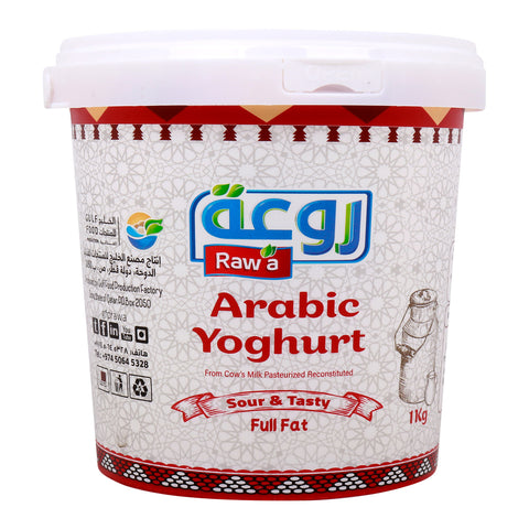 GETIT.QA- Qatar’s Best Online Shopping Website offers RAWA ARABIC YOGHURT-- FULL FAT-- 1 KG at the lowest price in Qatar. Free Shipping & COD Available!