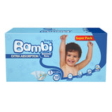 GETIT.QA- Qatar’s Best Online Shopping Website offers SANITA BAMBI BABY DIAPER SIZE 5 EXTRA LARGE 12-22KG 108PCS at the lowest price in Qatar. Free Shipping & COD Available!