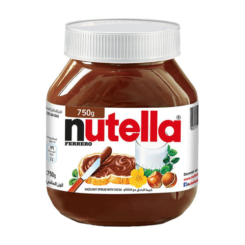 GETIT.QA- Qatar’s Best Online Shopping Website offers NUTELLA HAZELNUT SPREAD WITH COCOA 750G at the lowest price in Qatar. Free Shipping & COD Available!