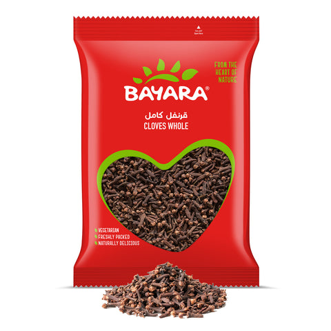 GETIT.QA- Qatar’s Best Online Shopping Website offers BAYARA CLOVES WHOLE 100 G at the lowest price in Qatar. Free Shipping & COD Available!