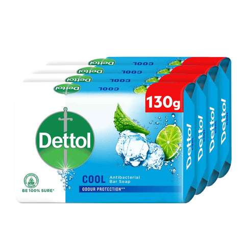 GETIT.QA- Qatar’s Best Online Shopping Website offers DETTOL ANTIBACTERIAL BAR SOAP COOL 4 X 130 G at the lowest price in Qatar. Free Shipping & COD Available!