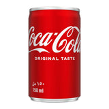 GETIT.QA- Qatar’s Best Online Shopping Website offers Coca-Cola Regular Can 150 ml at lowest price in Qatar. Free Shipping & COD Available!