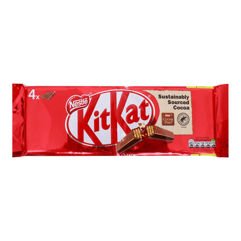 GETIT.QA- Qatar’s Best Online Shopping Website offers NESTLE KITKAT 4 FINGERS CHOCOLATE 166 G at the lowest price in Qatar. Free Shipping & COD Available!