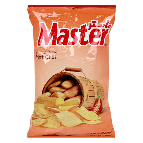 GETIT.QA- Qatar’s Best Online Shopping Website offers MASTER POTATO CHIPS HOT CHILI 150G at the lowest price in Qatar. Free Shipping & COD Available!