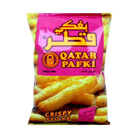 GETIT.QA- Qatar’s Best Online Shopping Website offers QATAR PAFKI CRISPY STICKS CHEDDAR & JALAPENO 80G at the lowest price in Qatar. Free Shipping & COD Available!