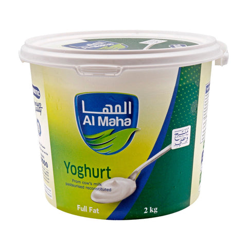 GETIT.QA- Qatar’s Best Online Shopping Website offers AL MAHA FRESH YOGHURT FULL FAT 2KG at the lowest price in Qatar. Free Shipping & COD Available!