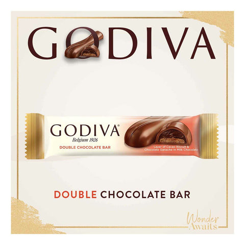 GETIT.QA- Qatar’s Best Online Shopping Website offers GODIVA DOUBLE CHOCOLATE BAR 35G at the lowest price in Qatar. Free Shipping & COD Available!