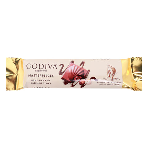 GETIT.QA- Qatar’s Best Online Shopping Website offers GODIVA HAZELNUT OYSTER MILK CHOCOLATE 30 G at the lowest price in Qatar. Free Shipping & COD Available!