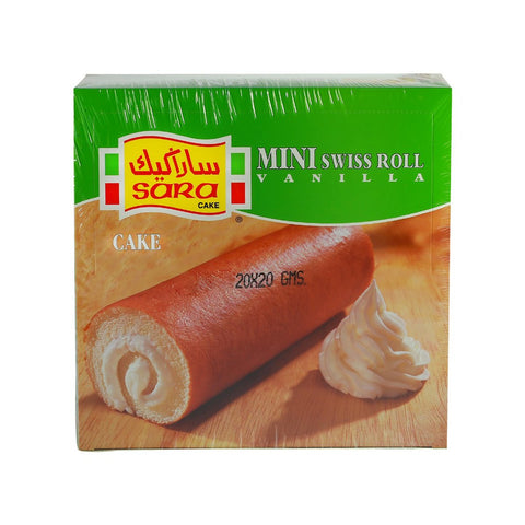 GETIT.QA- Qatar’s Best Online Shopping Website offers SARA MINI SWISS ROLL VANILLA 20G X 20 PIECES at the lowest price in Qatar. Free Shipping & COD Available!