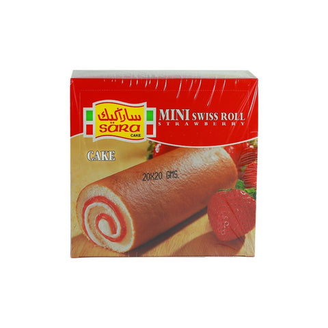 GETIT.QA- Qatar’s Best Online Shopping Website offers SARA MINI SWISS ROLL STRAWBERRY 20 X 20G at the lowest price in Qatar. Free Shipping & COD Available!
