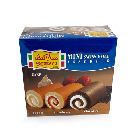 GETIT.QA- Qatar’s Best Online Shopping Website offers SARA MINI SWISS ROLL CAKE ASSORTED 20 X 20G at the lowest price in Qatar. Free Shipping & COD Available!