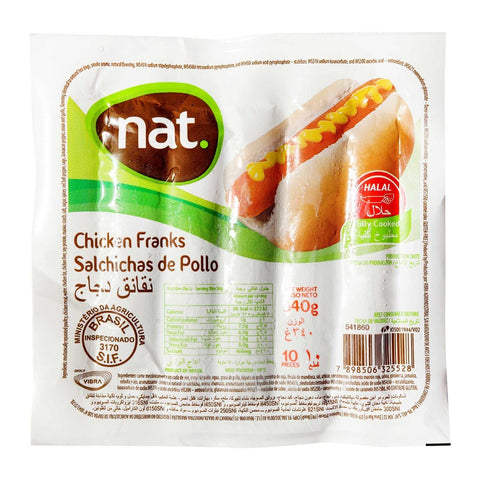 GETIT.QA- Qatar’s Best Online Shopping Website offers NAT FROZEN CHICKEN FRANKS 340G at the lowest price in Qatar. Free Shipping & COD Available!