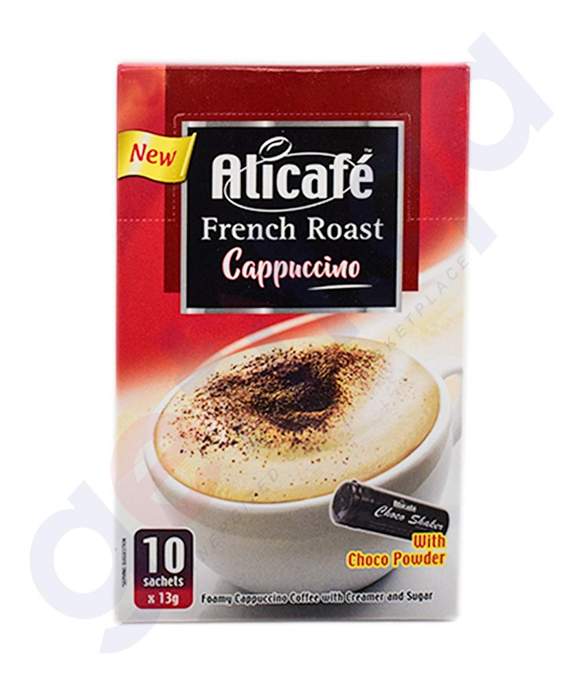 Buy Alicafe French Roast Cappuccino 10 Sachet in Doha Qatar