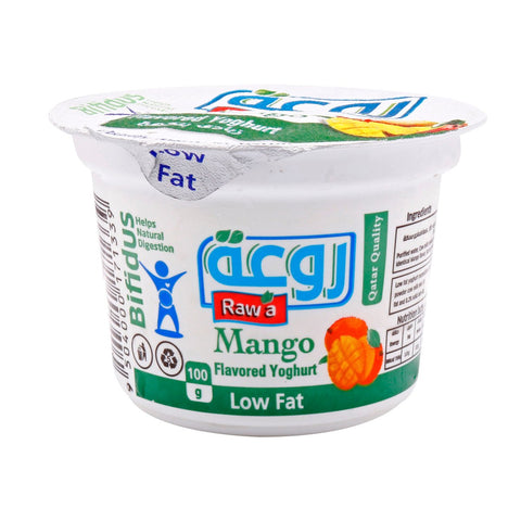 GETIT.QA- Qatar’s Best Online Shopping Website offers RAWA MANGO FLAVORED YOGHURT LOW FAT 100G at the lowest price in Qatar. Free Shipping & COD Available!
