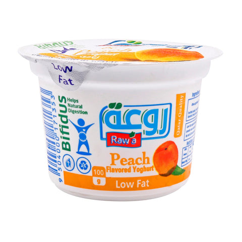 GETIT.QA- Qatar’s Best Online Shopping Website offers RAWA PEACH FLAVORED YOGHURT LOW FAT 100G at the lowest price in Qatar. Free Shipping & COD Available!