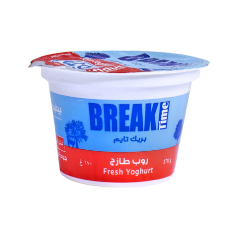 GETIT.QA- Qatar’s Best Online Shopping Website offers Break Time Plain Yoghurt Low Fat 170g at lowest price in Qatar. Free Shipping & COD Available!