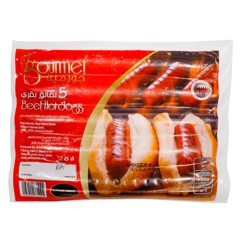 GETIT.QA- Qatar’s Best Online Shopping Website offers GOURMET BEEF HOT DOG 450G at the lowest price in Qatar. Free Shipping & COD Available!