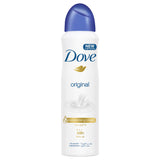 GETIT.QA- Qatar’s Best Online Shopping Website offers DOVE WOMEN ANTIPERSPIRANT DEODORANT SPRAY ORIGINAL ALCOHOL FREE 150 ML at the lowest price in Qatar. Free Shipping & COD Available!