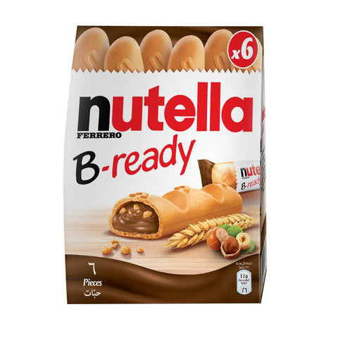 GETIT.QA- Qatar’s Best Online Shopping Website offers NUTELLA B-READY 132G PACK OF 6 at the lowest price in Qatar. Free Shipping & COD Available!