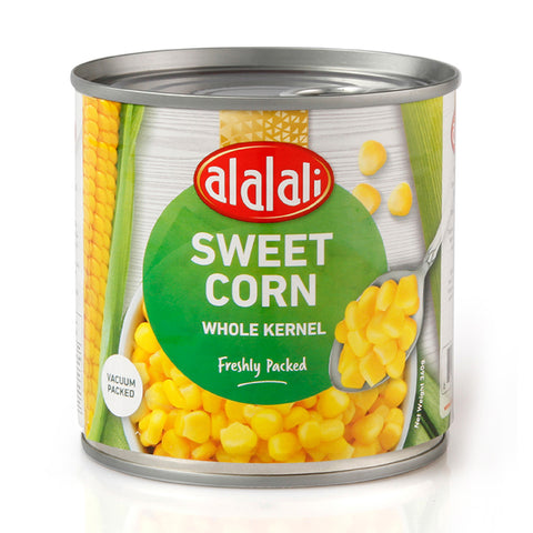 GETIT.QA- Qatar’s Best Online Shopping Website offers AL ALALI SWEET WHOLE KERNEL CORN 340 G at the lowest price in Qatar. Free Shipping & COD Available!