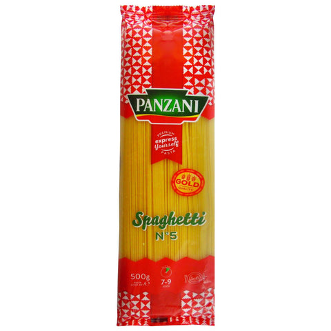 GETIT.QA- Qatar’s Best Online Shopping Website offers PANZANI SPAGHETTI NO.5 500 G at the lowest price in Qatar. Free Shipping & COD Available!