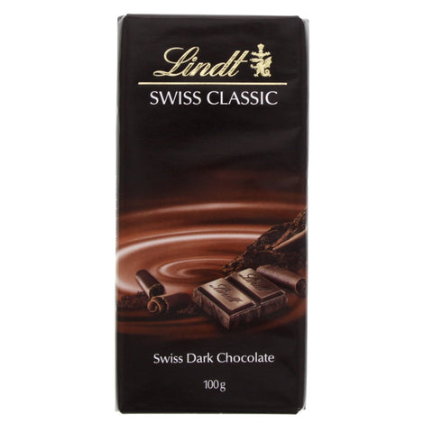 GETIT.QA- Qatar’s Best Online Shopping Website offers LINDT SWISS CLASSIC DARK CHOCOLATE 100 G at the lowest price in Qatar. Free Shipping & COD Available!