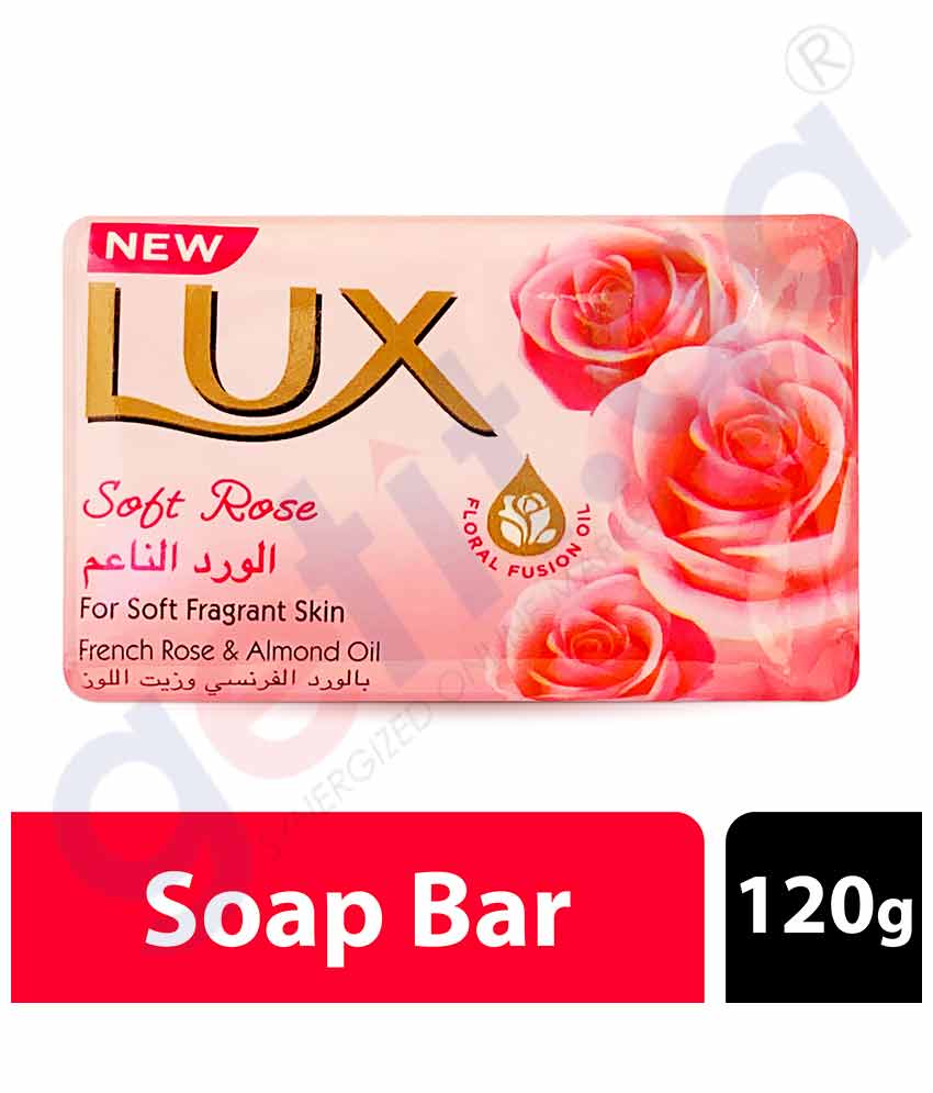 BUY LUX BAR 120G SOFT ROSE IN QATAR | HOME DELIVERY WITH COD ON ALL ORDERS ALL OVER QATAR FROM GETIT.QA