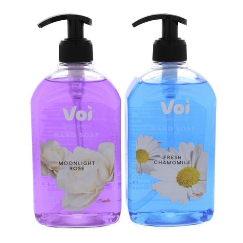 GETIT.QA- Qatar’s Best Online Shopping Website offers VOI HAND SOAP FRESH CHAMOMILE 500ML + MOONLIGHT ROSE 500ML at the lowest price in Qatar. Free Shipping & COD Available!