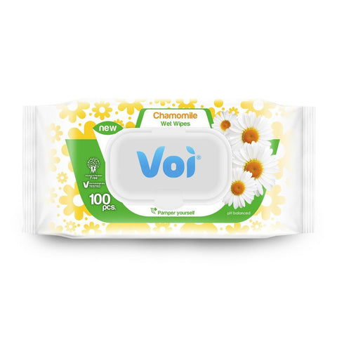 GETIT.QA- Qatar’s Best Online Shopping Website offers VOI WET WIPES CHAMOMILE 100PCS at the lowest price in Qatar. Free Shipping & COD Available!