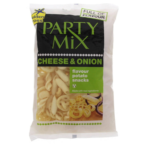 GETIT.QA- Qatar’s Best Online Shopping Website offers GOLD CROSS PARTY MIX CHEESE & ONION POTATO SNACKS 125 G at the lowest price in Qatar. Free Shipping & COD Available!