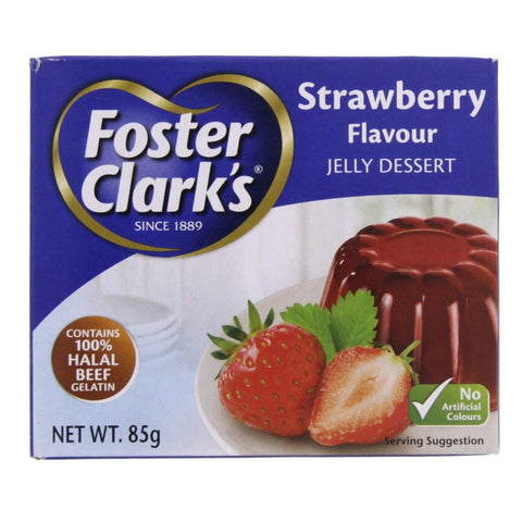 GETIT.QA- Qatar’s Best Online Shopping Website offers FOSTER CLARK'S JELLY DESSERT STRAWBERRY FLAVOUR 85G at the lowest price in Qatar. Free Shipping & COD Available!