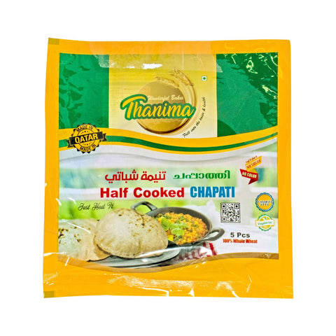 GETIT.QA- Qatar’s Best Online Shopping Website offers THANIMA HALF COOKED CHAPATI 5PCS at the lowest price in Qatar. Free Shipping & COD Available!