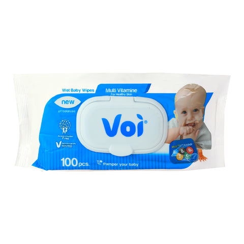 GETIT.QA- Qatar’s Best Online Shopping Website offers VOI BABY WET WIPES MULTI VITAMIN 100PCS at the lowest price in Qatar. Free Shipping & COD Available!