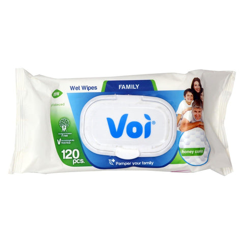 GETIT.QA- Qatar’s Best Online Shopping Website offers VOI FAMILY WET WIPES 120PCS at the lowest price in Qatar. Free Shipping & COD Available!